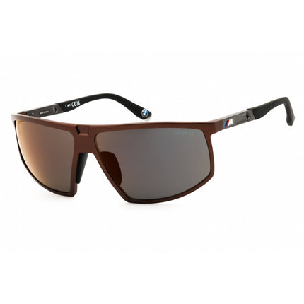 BMW Men's Sunglasses - Bronze/Grey/Black Rectangular Full Rim Frame | BW0046-P 38Q ,