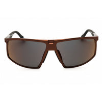 BMW Men's Sunglasses - Bronze/Grey/Black Rectangular Full Rim Frame | BW0046-P 38Q ,