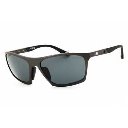 BMW Men's Sunglasses - Matte Gunmetal Rectangular Shape Full Rim Frame | BW0047-P 09D ,
