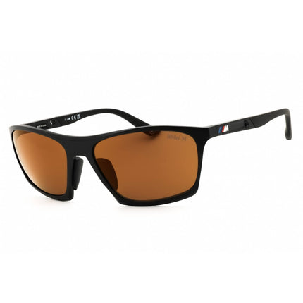 BMW Men's Sunglasses - Matte Black Metal Rectangular Full Rim Frame | BW0047-P 02U ,