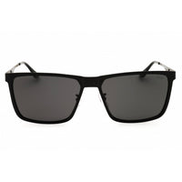BMW Men's Sunglasses - Matte Black Metal Rectangular Full Rim Frame | BW0049-H 02D ,