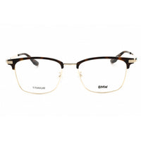 BMW Men's Eyeglasses - Pale Gold Titanium Rectangular Full Rim Frame | BW5043-H 032 ,