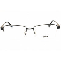 BMW Men's Eyeglasses - Grey/Silver Metal Rectangular Half Rim Frame | BW5072-H 020 ,