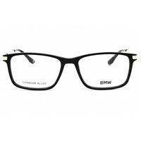 BMW Men's Eyeglasses - Shiny Black Acetate Rectangular Full Rim Frame | BW5073-H 001 ,