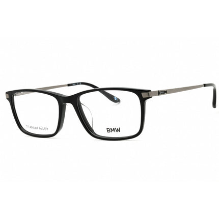 BMW Men's Eyeglasses - Black/Grey Acetate Rectangular Full Rim Frame | BW5073-H 005 ,