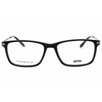 BMW Men's Eyeglasses - Black/Grey Acetate Rectangular Full Rim Frame | BW5073-H 005 ,