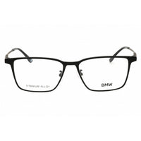 BMW Men's Eyeglasses - Matte Black Rectangular Shape Full Rim Frame | BW5075-H 002 ,