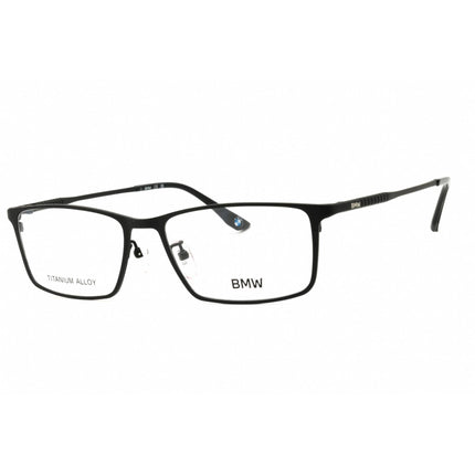 BMW Men's Eyeglasses - Rectangular Shape Matte Black Titanium Frame | BW5070-H 002 ,