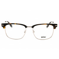 BMW Men's Eyeglasses - Rectangular Dark Havana Metal Full Rim Frame | BW5096-H 052 ,