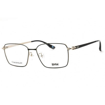 BMW Men's Eyeglasses - Rectangular Shape Black/Ruthenium Titanium Frame | BW5097-H 005 ,