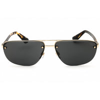 Burberry Men's Sunglasses - Gold/Havana Rectangular Half Rim Frame | 0BE3164 110987 ,