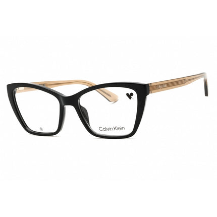 Calvin Klein Women's Eyeglasses - Black Cat Eye Shape Full Rim Frame | CK24523 001 ,
