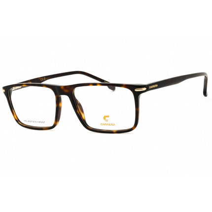 Carrera Men's Eyeglasses - Havana Plastic Rectangular Full Rim Frame | 347 0LVL 00 ,