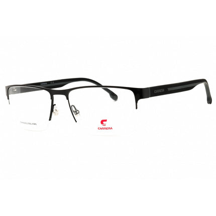 Carrera Men's Eyeglasses - Black Metal Rectangular Shape Half Rim Frame | 8893 008A 00 ,