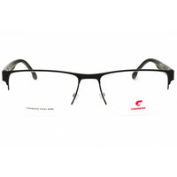 Carrera Men's Eyeglasses - Black Metal Rectangular Shape Half Rim Frame | 8893 008A 00 ,