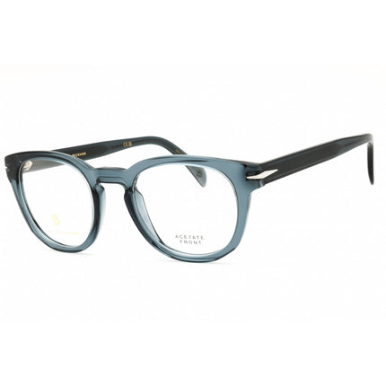 David Beckham Men's Eyeglasses - Blue Plastic Round Full Rim Frame | DB 1052 0PJP 00 ,