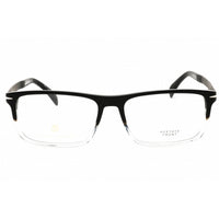 David Beckham Men's Eyeglasses - Black/Crystal Rectangular Frame | DB 1095 07C5 00 ,