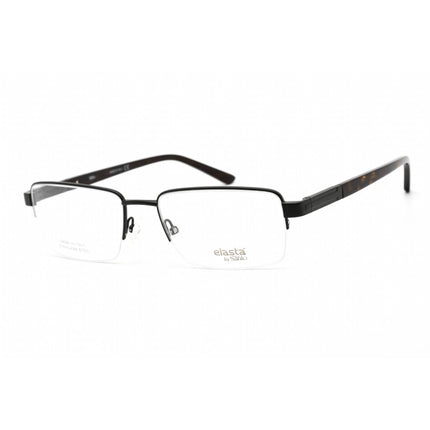 Elasta Men's Eyeglasses - Matte Black Metal Rectangular Shape Frame | E 3120 0003 00 ,