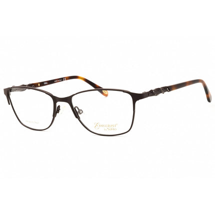 Emozioni Women's Eyeglasses - Brown Metal Rectangular Shape Frame | EM 4390 009Q 00 ,