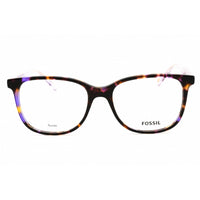 Fossil Women's Eyeglasses - Round Lilac Havana Acetate Full Rim Frame | FOS 7140 S10 ,