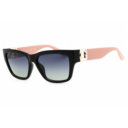 Guess Women's Sunglasses - Black/Pink Rectangular Shape Full Rim Frame | GU00105 05D ,