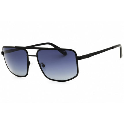 Guess Men's Sunglasses - Matte Black Metal Rectangular Full Rim Frame | GU00208 02D ,