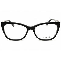 Guess Women's Eyeglasses - Shiny Black Acetate Cat Eye Full Rim Frame | GU2811 001 ,