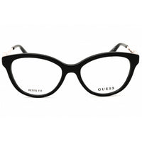 Guess Women's Eyeglasses - Shiny Black Acetate Cat Eye Full Rim Frame | GU50230 001 ,