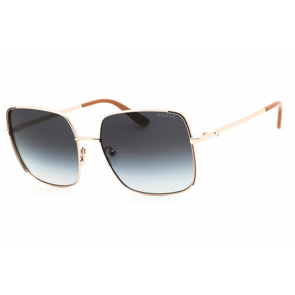 Guess Women's Sunglasses - Gold Metal Rectangular Shape Full Rim Frame | GU00194 32B ,