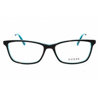 Guess Women's Eyeglasses - Havana/Silver/Blue Rectangular Shape Frame | GU2762 056 ,