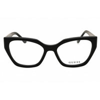 Guess Women's Eyeglasses - Shiny Black Acetate Cat Eye Full Rim Frame | GU50112 001 ,