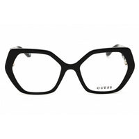 Guess Women's Eyeglasses - Shiny Black Oversized Shape Full Rim Frame | GU50116 001 ,