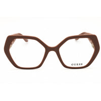 Guess Women's Eyeglasses - Matte Beige Oversized Shape Full Rim Frame | GU50116 058 ,