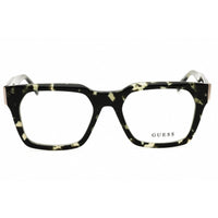 Guess Men's Eyeglasses - Dark Green Acetate Rectangular Full Rim Frame | GU50188 098 ,