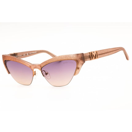 Guess by Marciano Women's Sunglasses - Shiny Beige Cat Eye Shape Frame | GM00006 57Z ,
