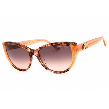 Guess by Marciano Women's Sunglasses - Orange/Brown Cat Eye Shape Frame | GM00011 44F ,