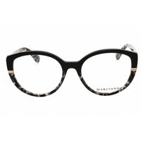 Guess by Marciano Women's Eyeglasses - Black/Gold Acetate Oval Frame | GM0375 005 ,