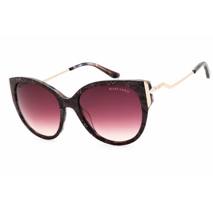 Guess by Marciano Women's Sunglasses - Bordeaux/Gold Cat Eye Shape Frame | GM0834 71T ,