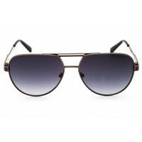 Guess Factory Men's Sunglasses - Shiny Gunmetal Metal Full Rim Frame | GF00008 08B ,