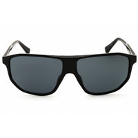 Guess Factory Men's Sunglasses - Oval Shape Shiny Black Full Rim Frame | GF00010 01A ,