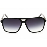 Guess Factory Men's Sunglasses - Rectangular Shape Shiny Black Frame | GF00063 01B ,