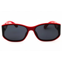 Guess Factory Women's Sunglasses - Oval Shape Shiny Red Full Rim Frame | GF00066 66A ,