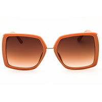Guess Factory Women's Sunglasses - Oversized Shape Beige Full Rim Frame | GF00068 59G ,