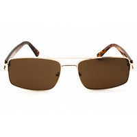 Guess Factory Men's Sunglasses - Rectangular Gold Metal Full Rim Frame | GF00069 32E ,