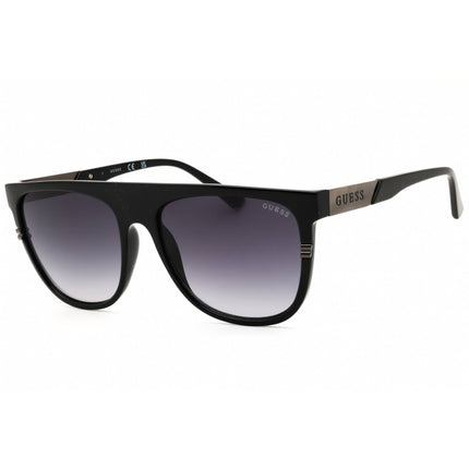Guess Factory Men's Sunglasses - Rectangular Shiny Black Full Rim Frame | GF5032 01B ,