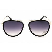 Guess Factory Women's Sunglasses - Shiny Black Metal Full Rim Frame | GF6052 01B ,