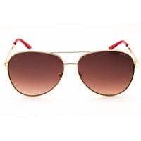 Guess Factory Women's Sunglasses - Aviator Gold Metal Full Rim Frame | GF6181 32T ,