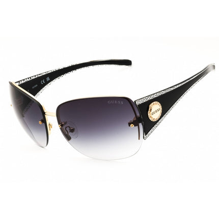 Guess Factory Women's Sunglasses - Rectangular Shape Gold Metal Frame | GF6187 32B ,