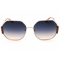 Guess Factory Women's Sunglasses - Shiny Rose Gold Metal Full Rim Frame | GF6196 28W ,