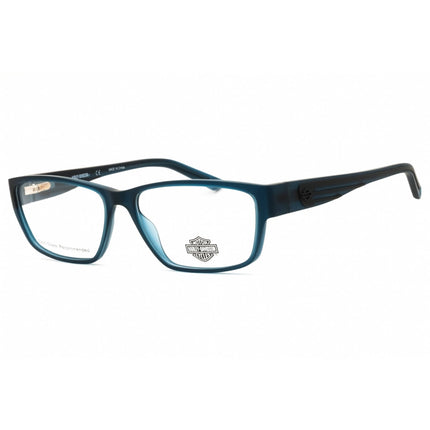 Harley Davidson Men's Eyeglasses - Matte Blue Injected Propionate Frame | HD0854 091 ,